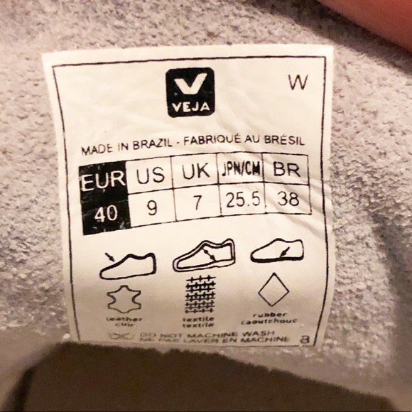 Veja Women’s V-10 Sneakers Trainers Leather White size 9 - Picture 9 of 9